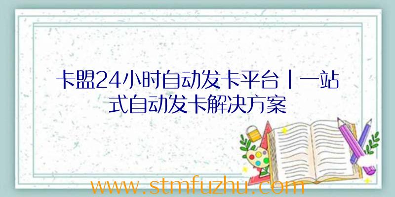 卡盟24小时自动发卡平台|一站式自动发卡解决方案